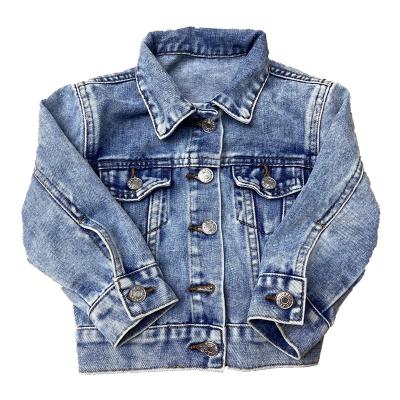 China High Quality Breathable Custom Girls Boys Kids Starter Blue Jeans Kids Denim Jackets Denim for sale