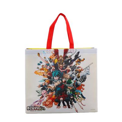 China Custom Cheap Laminated Packaging Non Woven Bag Gift Heat Press Bag Eco - Friendly Fabric for sale