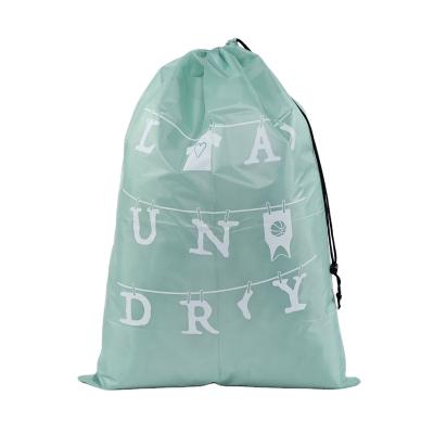 China Eco Friendly Eco - Friendly Polyester Drawstring Adjustable Shopping Bags For Shopping With Logo for sale