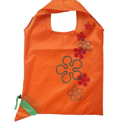 China Custom Foldable Full Color Printed Handled Drawstring Bag Ployester Promotional Bags for sale