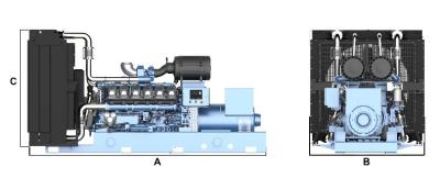 China 900kw 1000kva WEICHAI Diesel Generator 1000kw 1250kva 12M33 720A Diesel Engine Generator for sale