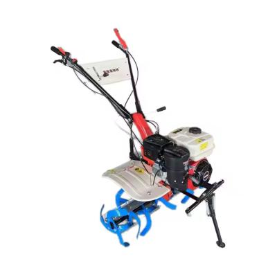 China Straight Turn Towing Hand Held Cultivator 171F Gasoline Gear Micro Rotary Power Hand Tractor for sale