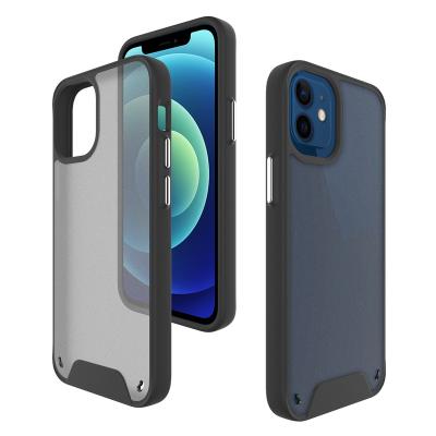 China Shockproof Protective Phone Cases Estuches Protectores Para telefonos Space Anti Fingerprint Matte Strong Shockproof Cover For iPh For Sam for sale