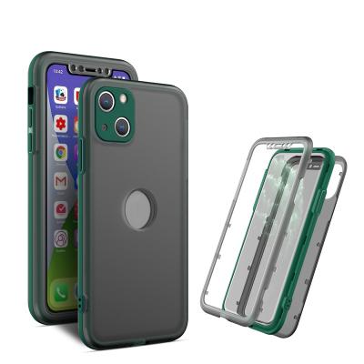 China Matte Fog Design Protective Case Estuches Para Celular Full Body Protection Shockproof Screen And Cover For iPhone For Samsung For MOTO for sale