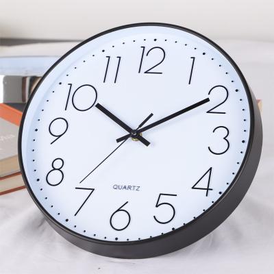 China Modern classic minimalist 30cm dial 3d wall clock with cubic number timestamp for home office decoration for sale