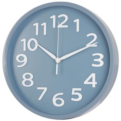 China 2021 Minimalist New Design Gray Optional Modern Red Dark Blue Quartz Wall Clocks 12 Inch Cubic Clock For Sale for sale