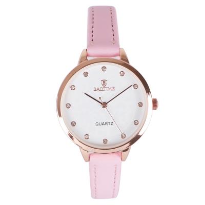 China Small Three Hands Movement PU Strap Private Label Chinese Woman Watch Special Female Alloy Case Watches Designer Watch for sale