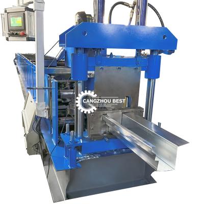 China Hydraulic Pressing  Rain Gutter Forming Machine Gutter Making Machine Rustproof for sale