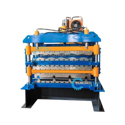 China IBR Roof Sheet Corrugated Roofing Sheet Roll Forming Machine Hydraulic for sale