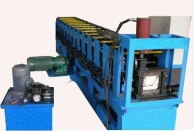 China Galvanized Metal Rain Gutter Profile Cold Rolling Forming Machine With Plc Control for sale