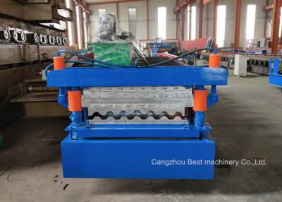 China 984 988 Roof Panel Roll Forming Machine / Sheet Metal Rolling Machine 8.5kw for sale