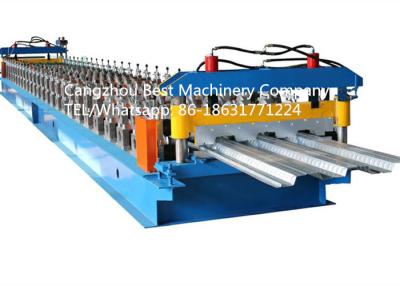 China CE and ISO Steel Structural Floor Deck Panel Sheet Metal Decking Machine Manufacturer for sale