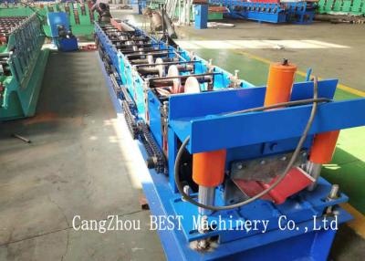 China Ridge Cap Cold Making Roll Forming Machine With PLC Control 380V50HZ for sale