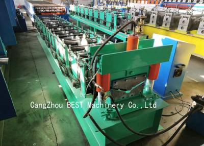 China Roof Ridge Cap Cold Roll Forming Machine 350H Steel With PLC Control for sale