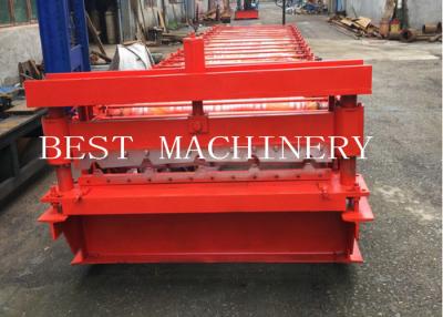 China Wall Roofing Sheet Roll Forming Machine IBR Galvanized Steel 18 Stations for sale