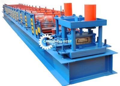 China Steel Profile Channel C Shape Metal Roll Forming Machine Hydraulic Cutting for sale