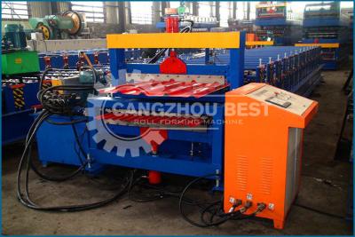 China High Speed Corrugated Roof Roll Forming Machine / Roof Tile Making Machine for sale