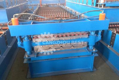 China 840 850 Double Layer Roofing Sheet Roll Forming Machine For Steel Roofing for sale