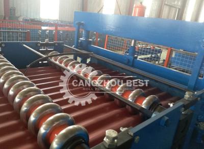 China Color Steel Roof Wall Panel Double Layer Roll Forming Machine For Roofing for sale