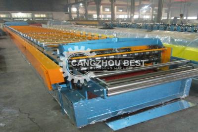 China Colored Steel Plate / Galvanized Board Sheet Roll Forming Machine With 30 Groups Rollers for sale