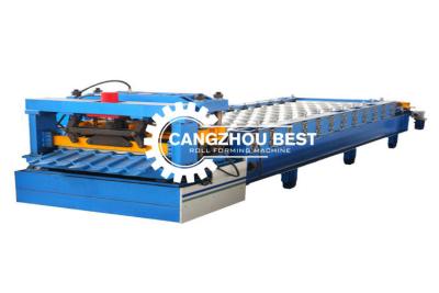 China 19 Stations Steel 1250mm Roof Tile Forming Machine for sale