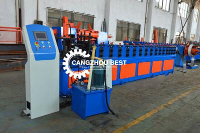 China Interchanged Section Cold Steel Z Purlin Roll Forming Machine for sale