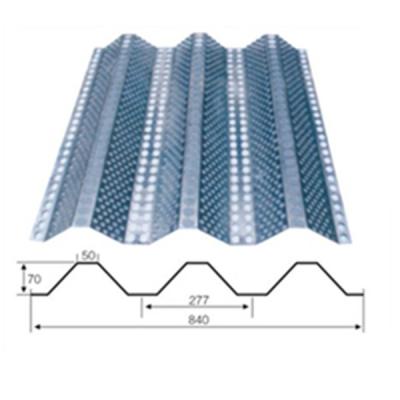 China Wind Proof Dust Control Plate Net Punching Hole 6kw Roll Forming Machine for sale