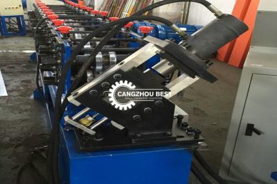 China PU Foamed Roller Shutter Door Machine  Slat Roll Forming Machine 5.5kw for sale