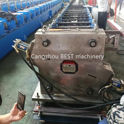 China Building Rain Galvanized Coated Downspout Roll Forming Machine for sale