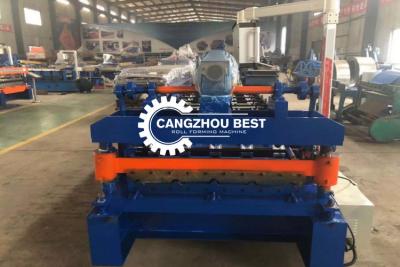 China 0.8mm 12m/Min Glazed Tile Roof Panel Roll Forming Machine With CE for sale