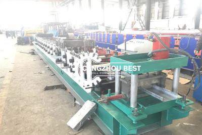 China Metal Garage Door Slats Glazed Cnc Roll Forming Machine For 1.2mm for sale