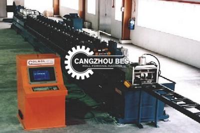 China 220mm Width 2.0mm Steel Door Frame Making Machine for sale