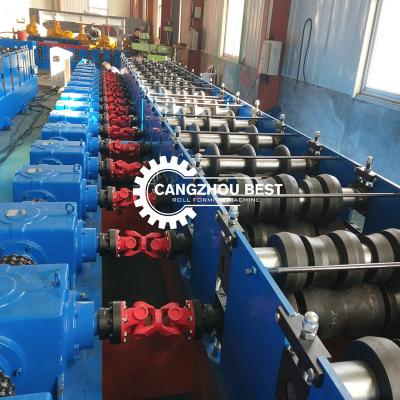 China 10m/Min Highway Guardrail Roadside Purlin Forming Machine for sale