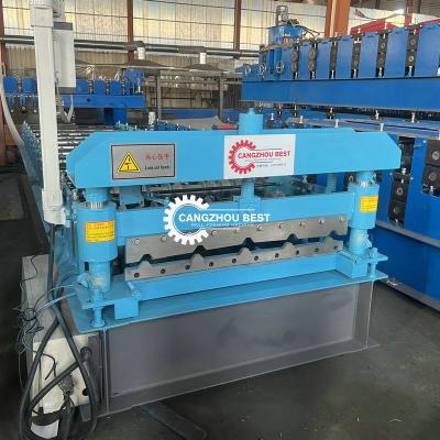 China Box Profile Ibr PPGI Color Steel Roofing Sheet Making Machine for sale