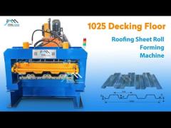 10m/min Forming Speed Deck Floor Machine for Galvanized Steel Production