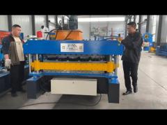 Double layer roof machine