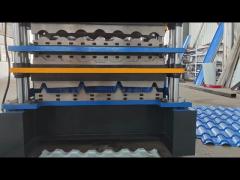 Three layer roof machine