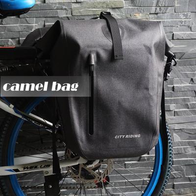 China Outdoor Sports 20L Large Capacity 600 D TPU Camel Waterproof Bag Mountain Bike Road Bike Bag Recycling Riser Pack With Multifunctional for sale