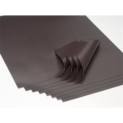 China Industrial Magnet Rubber Sheet Magnetic Roll with Custom Flexible Strong Adhesive Die Cut PVC Rubber Magnet Material for sale