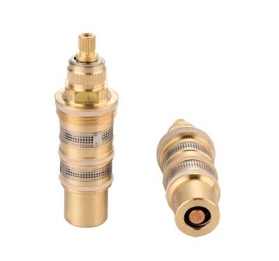 China OEM Brass Thermostatic Cartridge Factory Brass Faucet Ceramic Cartridge for sale