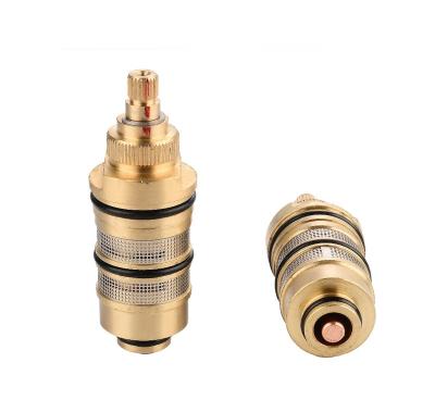 China OEM Brass Thermostatic Cartridge Factory Brass Faucet Thermostatic Faucet Parts for sale