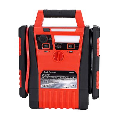 China Portable Emergency Car DIY Tools USB Car Jump Starter Pack Booster Charger Battery Power Bank with Air Compressor for sale