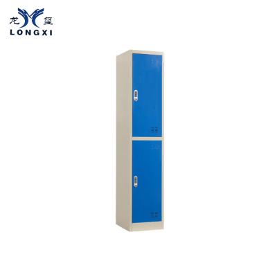 China (Other) Blue Color Customized Exquisite Adjustable 2 Door Steel Working Armadio for sale