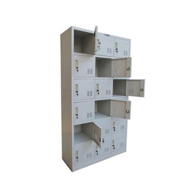 China Steel locker pool locker locker and storage locker office decorative door cabinet 18 for sale