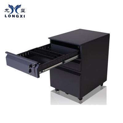 China Mobile 3 Drawer Pedestal (Other) Office Use Metal Shop Cabinet Three Adjustable Mobile Mechanical Folder Compactor Lockable Pedestal for sale