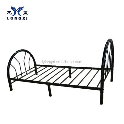 China modern hot sale steel single bed/soft bed worker bed/metal frame for sale