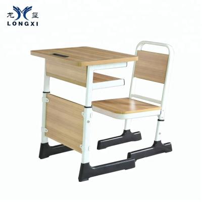 China Longxi Primary School Set Modern Classroom Desks And Chairs School Furniture for sale