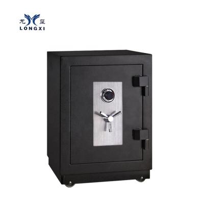 China Steel Warranty 3years Safe Box Fireproof 1 Hour Bank Security Box Home Safe Deposit Cash Box for sale