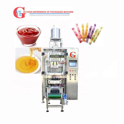 China multi line 5 small lane special automatic high speed 3/4/back/vertical side 3/4 side/vertical pouch shape pouch shape 3 sides isolation liquid sachet bag packing machine for sale