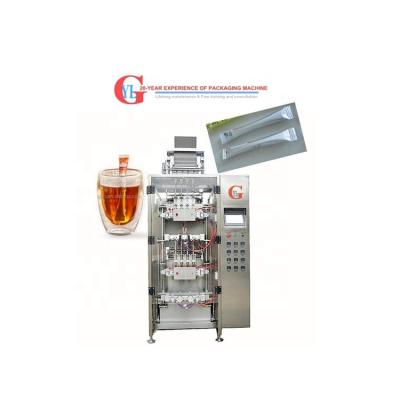 China Plastic Bag / Aulti Auto Lanes Foil Bags Perforated Tea Granular Coffee Bag Inner And Outer Sticks Powder Pouches Packing Packaging Machine for sale